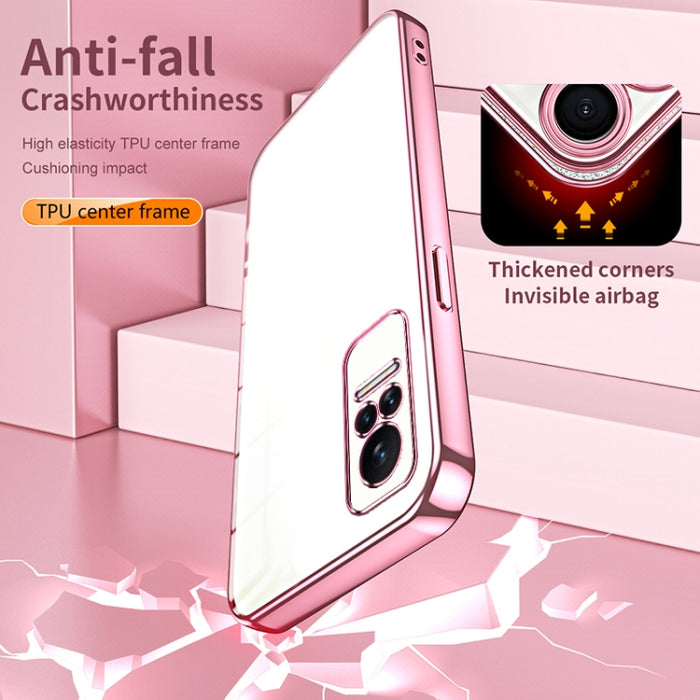Caja de teléfono con orificio fino y revestimiento transparente, For Xiaomi Civi / Civi 1S, For Xiaomi Poco M4 Pro, For Xiaomi Poco X4 Pro 5G, For Xiaomi 12 / 12X, For Xiaomi 11T / 11T Pro, For Xiaomi Mix 4, For Xiaomi Mi 10S                           ...