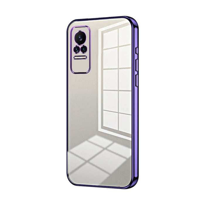 Caja de teléfono con orificio fino y revestimiento transparente, For Xiaomi Civi / Civi 1S, For Xiaomi Poco M4 Pro, For Xiaomi Poco X4 Pro 5G, For Xiaomi 12 / 12X, For Xiaomi 11T / 11T Pro, For Xiaomi Mix 4, For Xiaomi Mi 10S                           ...