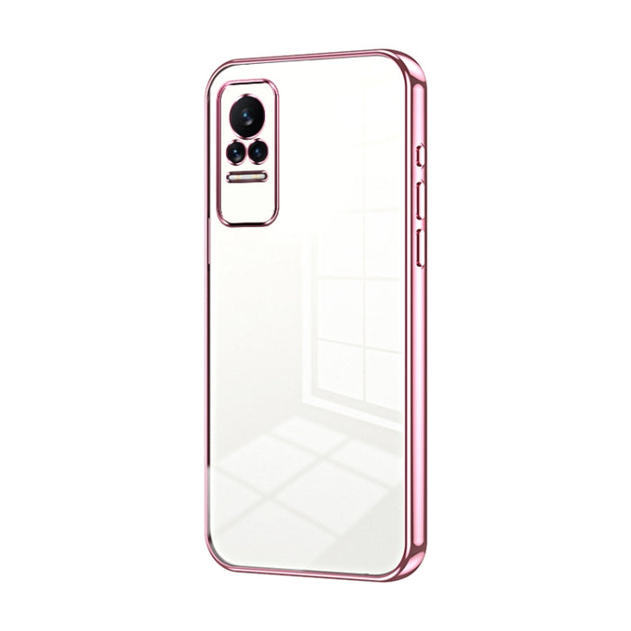 Caja de teléfono con orificio fino y revestimiento transparente, For Xiaomi Civi / Civi 1S, For Xiaomi Poco M4 Pro, For Xiaomi Poco X4 Pro 5G, For Xiaomi 12 / 12X, For Xiaomi 11T / 11T Pro, For Xiaomi Mix 4, For Xiaomi Mi 10S                           ...
