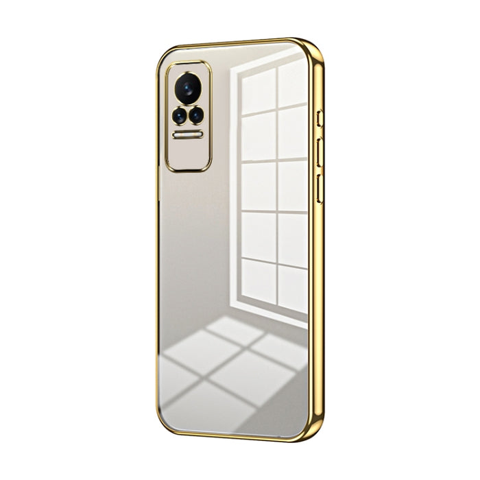 Caja de teléfono con orificio fino y revestimiento transparente, For Xiaomi Civi / Civi 1S, For Xiaomi Poco M4 Pro, For Xiaomi Poco X4 Pro 5G, For Xiaomi 12 / 12X, For Xiaomi 11T / 11T Pro, For Xiaomi Mix 4, For Xiaomi Mi 10S                           ...