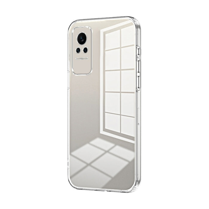 Caja de teléfono con orificio fino y revestimiento transparente, For Xiaomi Civi / Civi 1S, For Xiaomi Poco M4 Pro, For Xiaomi Poco X4 Pro 5G, For Xiaomi 12 / 12X, For Xiaomi 11T / 11T Pro, For Xiaomi Mix 4, For Xiaomi Mi 10S                           ...