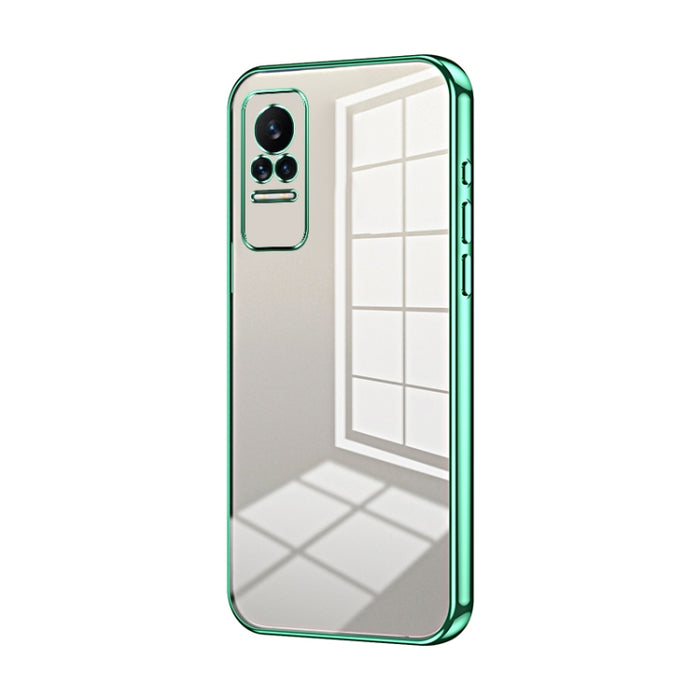 Caja de teléfono con orificio fino y revestimiento transparente, For Xiaomi Civi / Civi 1S, For Xiaomi Poco M4 Pro, For Xiaomi Poco X4 Pro 5G, For Xiaomi 12 / 12X, For Xiaomi 11T / 11T Pro, For Xiaomi Mix 4, For Xiaomi Mi 10S                           ...