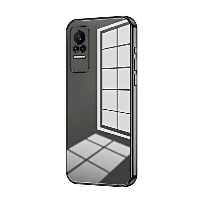 Caja de teléfono con orificio fino y revestimiento transparente, For Xiaomi Civi / Civi 1S, For Xiaomi Poco M4 Pro, For Xiaomi Poco X4 Pro 5G, For Xiaomi 12 / 12X, For Xiaomi 11T / 11T Pro, For Xiaomi Mix 4, For Xiaomi Mi 10S                           ...