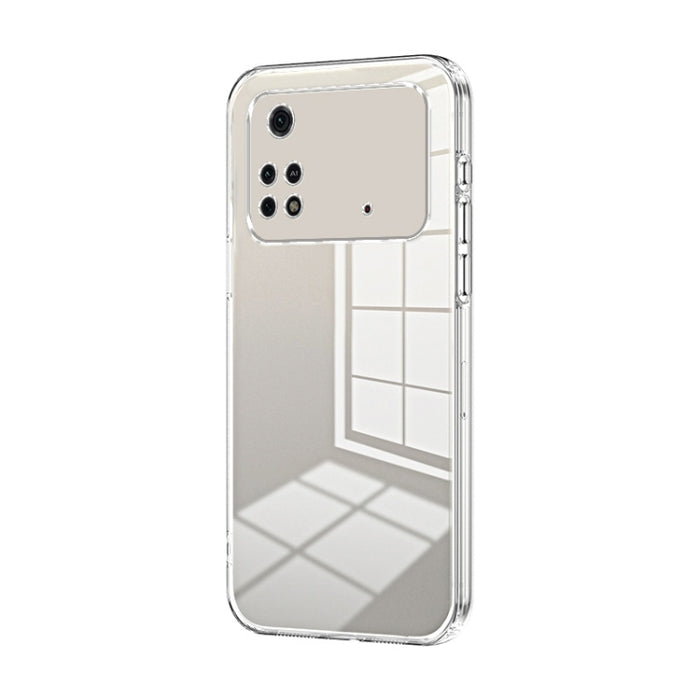 Caja de teléfono con orificio fino y revestimiento transparente, For Xiaomi Civi / Civi 1S, For Xiaomi Poco M4 Pro, For Xiaomi Poco X4 Pro 5G, For Xiaomi 12 / 12X, For Xiaomi 11T / 11T Pro, For Xiaomi Mix 4, For Xiaomi Mi 10S                           ...
