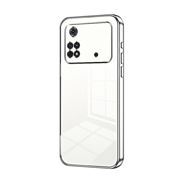 Caja de teléfono con orificio fino y revestimiento transparente, For Xiaomi Civi / Civi 1S, For Xiaomi Poco M4 Pro, For Xiaomi Poco X4 Pro 5G, For Xiaomi 12 / 12X, For Xiaomi 11T / 11T Pro, For Xiaomi Mix 4, For Xiaomi Mi 10S                           ...
