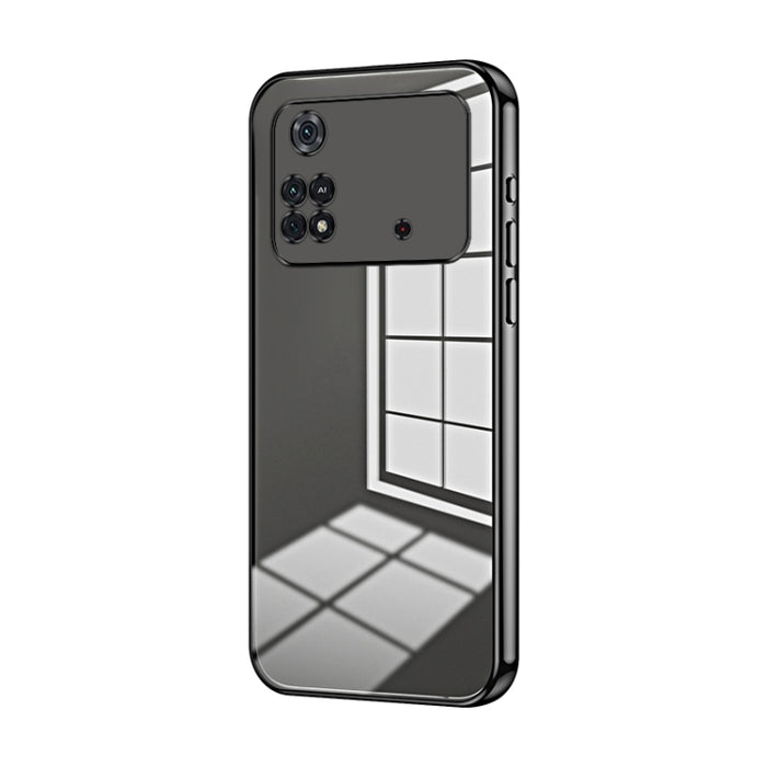 Caja de teléfono con orificio fino y revestimiento transparente, For Xiaomi Civi / Civi 1S, For Xiaomi Poco M4 Pro, For Xiaomi Poco X4 Pro 5G, For Xiaomi 12 / 12X, For Xiaomi 11T / 11T Pro, For Xiaomi Mix 4, For Xiaomi Mi 10S                           ...