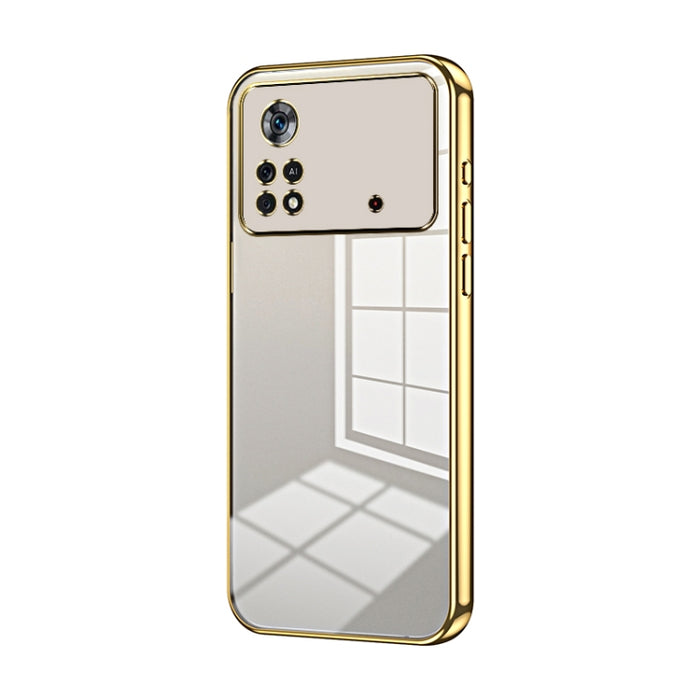 Caja de teléfono con orificio fino y revestimiento transparente, For Xiaomi Civi / Civi 1S, For Xiaomi Poco M4 Pro, For Xiaomi Poco X4 Pro 5G, For Xiaomi 12 / 12X, For Xiaomi 11T / 11T Pro, For Xiaomi Mix 4, For Xiaomi Mi 10S                           ...