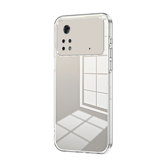 Caja de teléfono con orificio fino y revestimiento transparente, For Xiaomi Civi / Civi 1S, For Xiaomi Poco M4 Pro, For Xiaomi Poco X4 Pro 5G, For Xiaomi 12 / 12X, For Xiaomi 11T / 11T Pro, For Xiaomi Mix 4, For Xiaomi Mi 10S                           ...