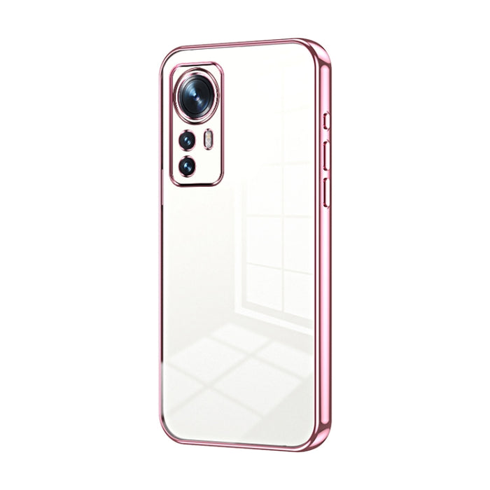 Caja de teléfono con orificio fino y revestimiento transparente, For Xiaomi Civi / Civi 1S, For Xiaomi Poco M4 Pro, For Xiaomi Poco X4 Pro 5G, For Xiaomi 12 / 12X, For Xiaomi 11T / 11T Pro, For Xiaomi Mix 4, For Xiaomi Mi 10S                           ...