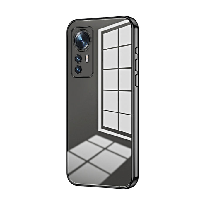 Caja de teléfono con orificio fino y revestimiento transparente, For Xiaomi Civi / Civi 1S, For Xiaomi Poco M4 Pro, For Xiaomi Poco X4 Pro 5G, For Xiaomi 12 / 12X, For Xiaomi 11T / 11T Pro, For Xiaomi Mix 4, For Xiaomi Mi 10S                           ...