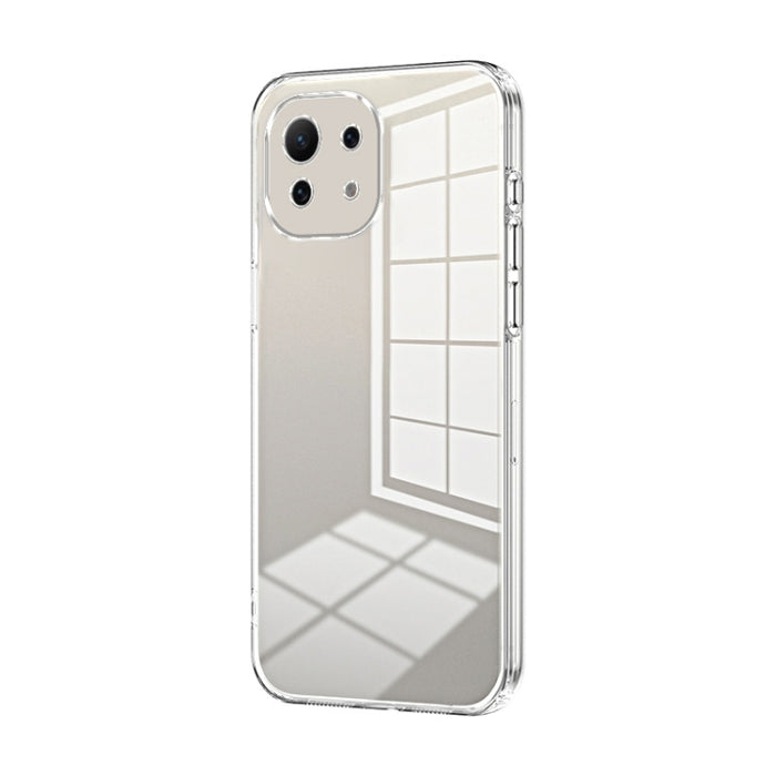 Caja de teléfono con orificio fino y revestimiento transparente, For Xiaomi Civi / Civi 1S, For Xiaomi Poco M4 Pro, For Xiaomi Poco X4 Pro 5G, For Xiaomi 12 / 12X, For Xiaomi 11T / 11T Pro, For Xiaomi Mix 4, For Xiaomi Mi 10S                           ...
