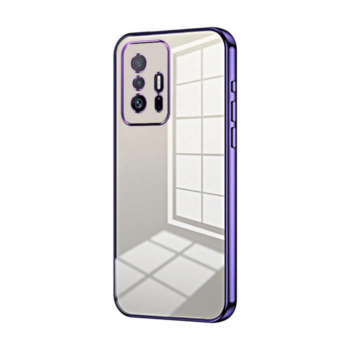 Caja de teléfono con orificio fino y revestimiento transparente, For Xiaomi Civi / Civi 1S, For Xiaomi Poco M4 Pro, For Xiaomi Poco X4 Pro 5G, For Xiaomi 12 / 12X, For Xiaomi 11T / 11T Pro, For Xiaomi Mix 4, For Xiaomi Mi 10S                           ...