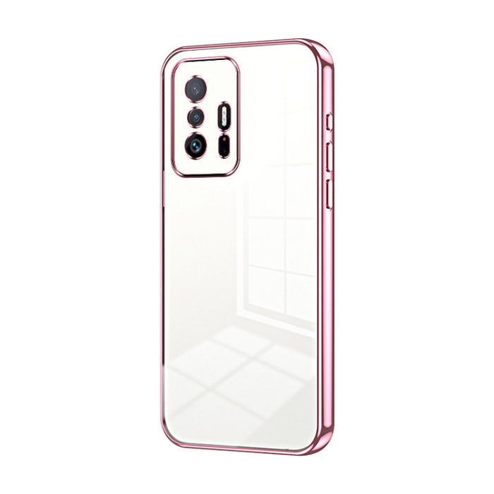 Caja de teléfono con orificio fino y revestimiento transparente, For Xiaomi Civi / Civi 1S, For Xiaomi Poco M4 Pro, For Xiaomi Poco X4 Pro 5G, For Xiaomi 12 / 12X, For Xiaomi 11T / 11T Pro, For Xiaomi Mix 4, For Xiaomi Mi 10S                           ...