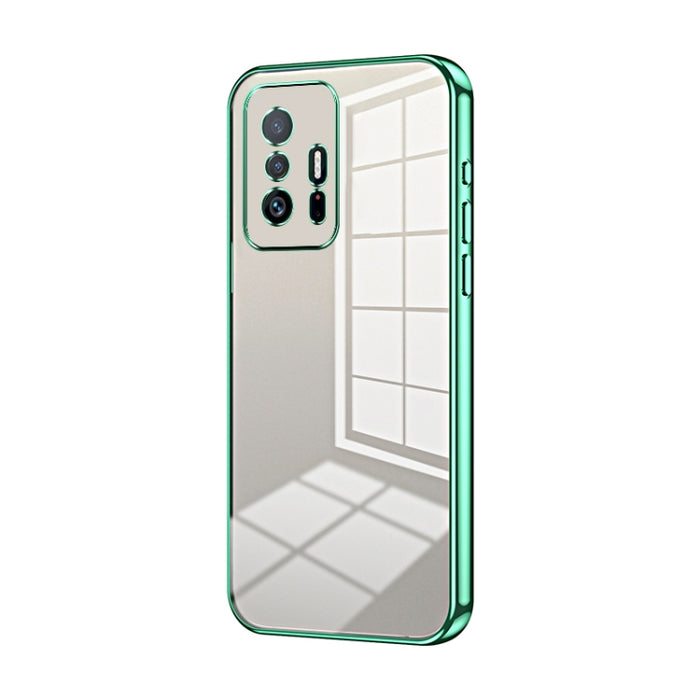 Caja de teléfono con orificio fino y revestimiento transparente, For Xiaomi Civi / Civi 1S, For Xiaomi Poco M4 Pro, For Xiaomi Poco X4 Pro 5G, For Xiaomi 12 / 12X, For Xiaomi 11T / 11T Pro, For Xiaomi Mix 4, For Xiaomi Mi 10S                           ...