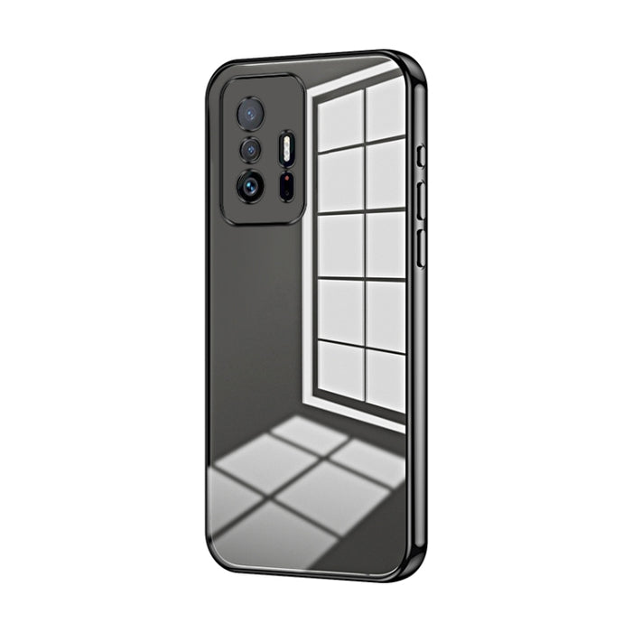 Caja de teléfono con orificio fino y revestimiento transparente, For Xiaomi Civi / Civi 1S, For Xiaomi Poco M4 Pro, For Xiaomi Poco X4 Pro 5G, For Xiaomi 12 / 12X, For Xiaomi 11T / 11T Pro, For Xiaomi Mix 4, For Xiaomi Mi 10S                           ...