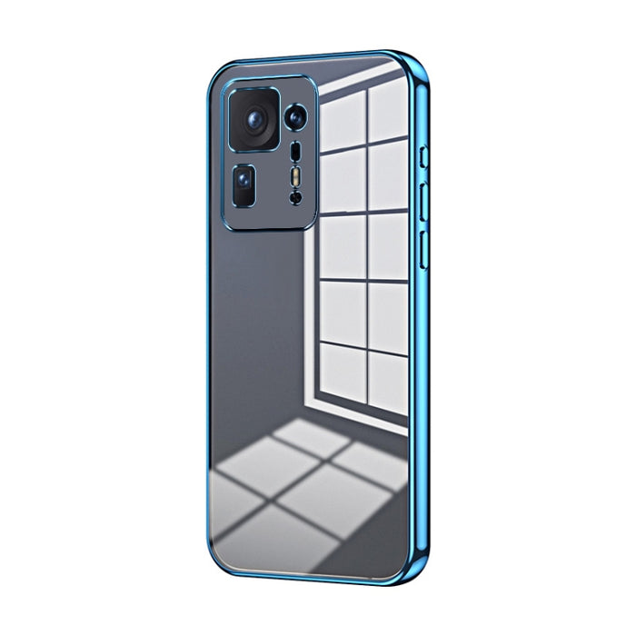Caja de teléfono con orificio fino y revestimiento transparente, For Xiaomi Civi / Civi 1S, For Xiaomi Poco M4 Pro, For Xiaomi Poco X4 Pro 5G, For Xiaomi 12 / 12X, For Xiaomi 11T / 11T Pro, For Xiaomi Mix 4, For Xiaomi Mi 10S                           ...