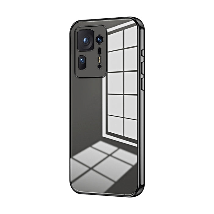 Caja de teléfono con orificio fino y revestimiento transparente, For Xiaomi Civi / Civi 1S, For Xiaomi Poco M4 Pro, For Xiaomi Poco X4 Pro 5G, For Xiaomi 12 / 12X, For Xiaomi 11T / 11T Pro, For Xiaomi Mix 4, For Xiaomi Mi 10S                           ...