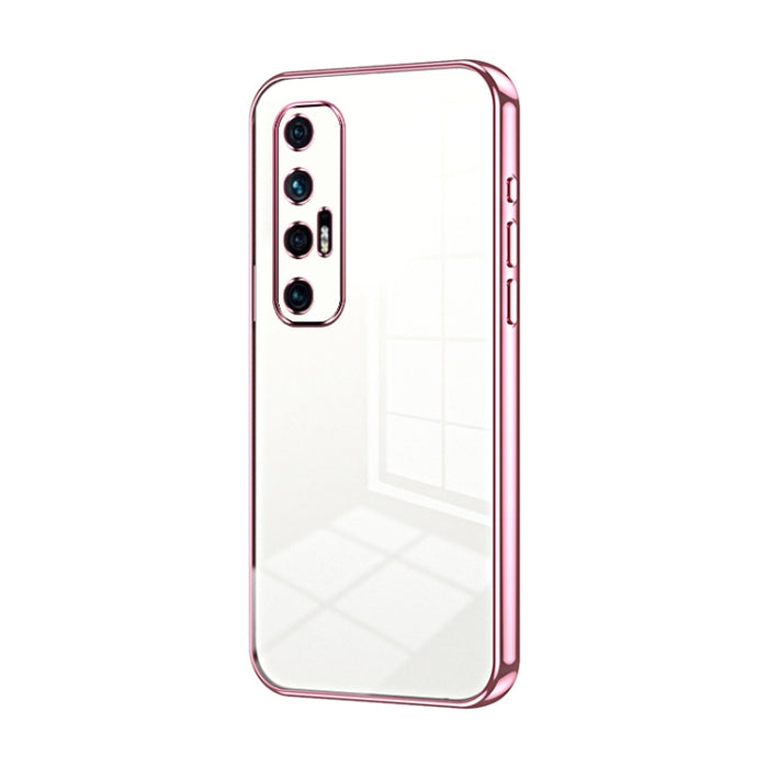 Caja de teléfono con orificio fino y revestimiento transparente, For Xiaomi Civi / Civi 1S, For Xiaomi Poco M4 Pro, For Xiaomi Poco X4 Pro 5G, For Xiaomi 12 / 12X, For Xiaomi 11T / 11T Pro, For Xiaomi Mix 4, For Xiaomi Mi 10S                           ...