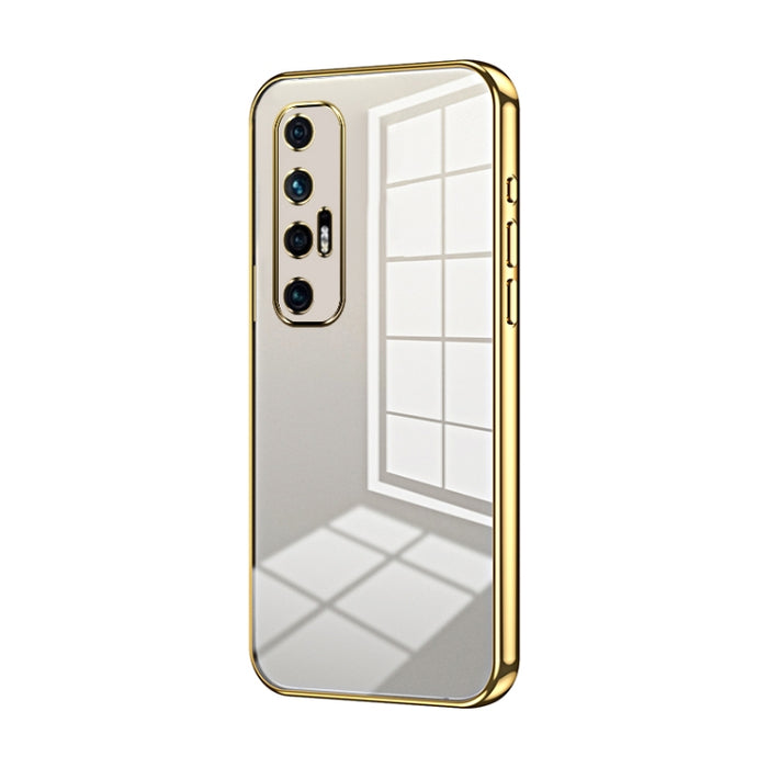Caja de teléfono con orificio fino y revestimiento transparente, For Xiaomi Civi / Civi 1S, For Xiaomi Poco M4 Pro, For Xiaomi Poco X4 Pro 5G, For Xiaomi 12 / 12X, For Xiaomi 11T / 11T Pro, For Xiaomi Mix 4, For Xiaomi Mi 10S                           ...