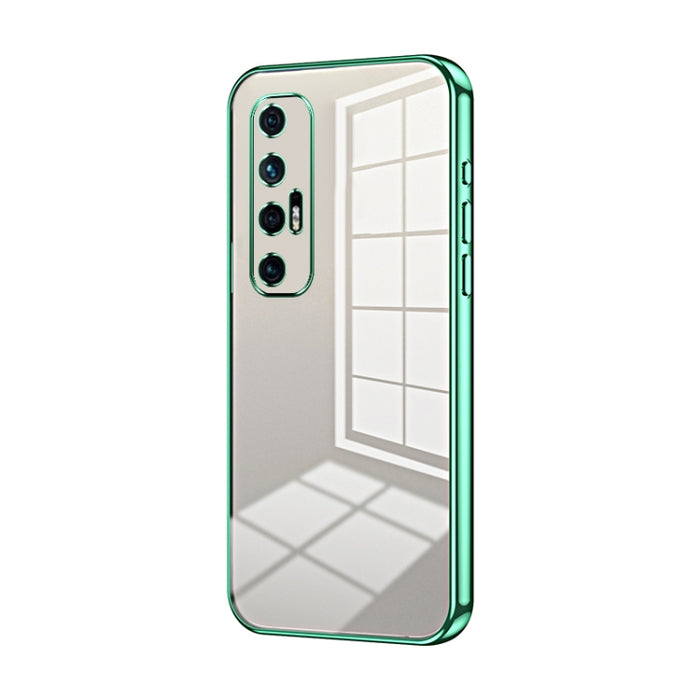 Caja de teléfono con orificio fino y revestimiento transparente, For Xiaomi Civi / Civi 1S, For Xiaomi Poco M4 Pro, For Xiaomi Poco X4 Pro 5G, For Xiaomi 12 / 12X, For Xiaomi 11T / 11T Pro, For Xiaomi Mix 4, For Xiaomi Mi 10S                           ...