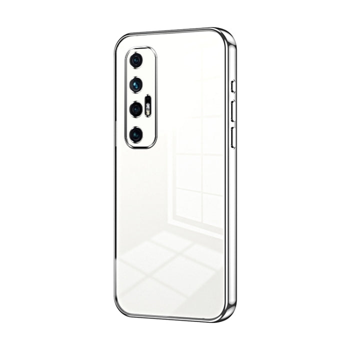 Caja de teléfono con orificio fino y revestimiento transparente, For Xiaomi Civi / Civi 1S, For Xiaomi Poco M4 Pro, For Xiaomi Poco X4 Pro 5G, For Xiaomi 12 / 12X, For Xiaomi 11T / 11T Pro, For Xiaomi Mix 4, For Xiaomi Mi 10S                           ...