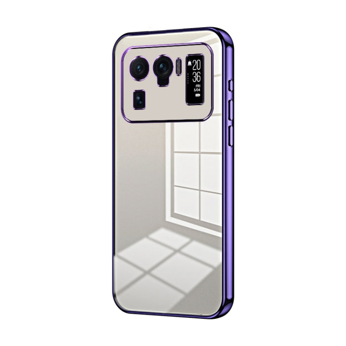 Caja de teléfono con orificio fino y revestimiento transparente, For Xiaomi Civi / Civi 1S, For Xiaomi Poco M4 Pro, For Xiaomi Poco X4 Pro 5G, For Xiaomi 12 / 12X, For Xiaomi 11T / 11T Pro, For Xiaomi Mix 4, For Xiaomi Mi 10S                           ...