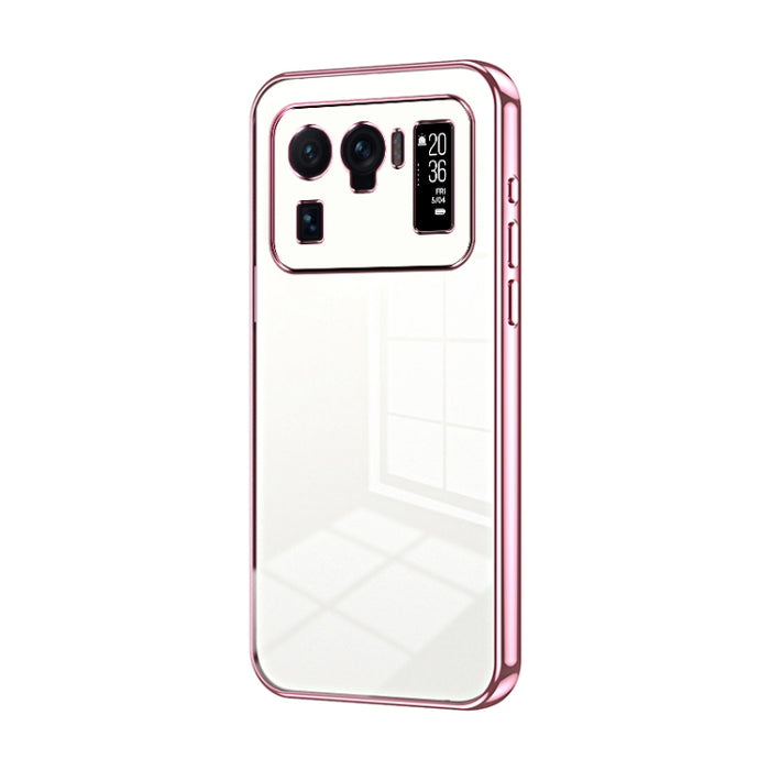 Caja de teléfono con orificio fino y revestimiento transparente, For Xiaomi Civi / Civi 1S, For Xiaomi Poco M4 Pro, For Xiaomi Poco X4 Pro 5G, For Xiaomi 12 / 12X, For Xiaomi 11T / 11T Pro, For Xiaomi Mix 4, For Xiaomi Mi 10S                           ...