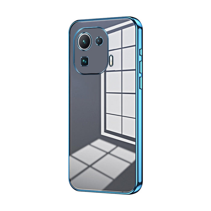 Caja de teléfono con orificio fino y revestimiento transparente, For Xiaomi Civi / Civi 1S, For Xiaomi Poco M4 Pro, For Xiaomi Poco X4 Pro 5G, For Xiaomi 12 / 12X, For Xiaomi 11T / 11T Pro, For Xiaomi Mix 4, For Xiaomi Mi 10S                           ...
