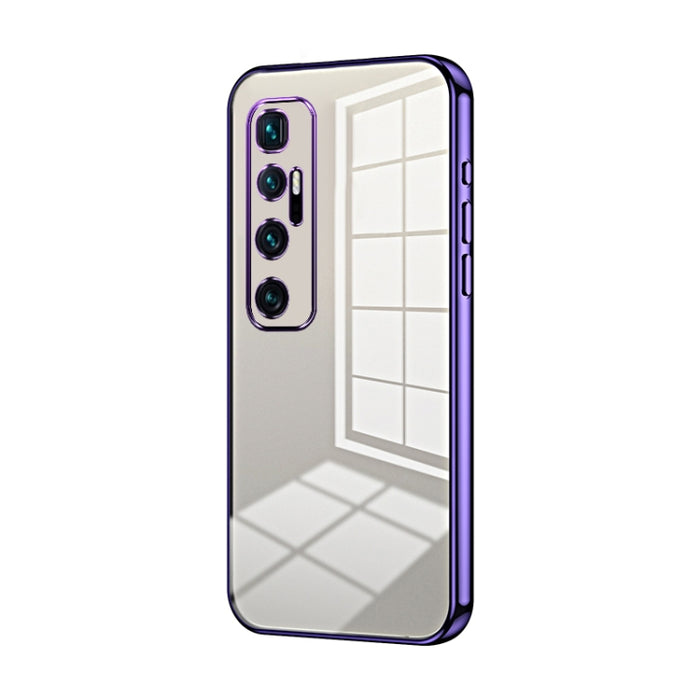 Caja de teléfono con orificio fino y revestimiento transparente, For Xiaomi Mi 10 Ultra, For Xiaomi Mi 10 Pro 5G, For Xiaomi Mi 10 5G, For Xiaomi Mi CC9 Pro / Mi Note 10, For Xiaomi Mi CC9e / Mi A3, For Xiaomi Mi 9