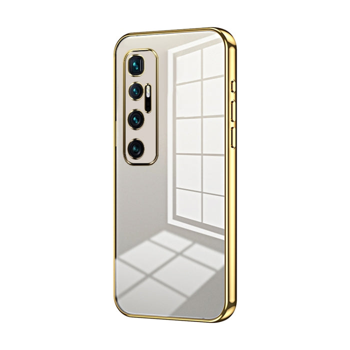 Caja de teléfono con orificio fino y revestimiento transparente, For Xiaomi Mi 10 Ultra, For Xiaomi Mi 10 Pro 5G, For Xiaomi Mi 10 5G, For Xiaomi Mi CC9 Pro / Mi Note 10, For Xiaomi Mi CC9e / Mi A3, For Xiaomi Mi 9