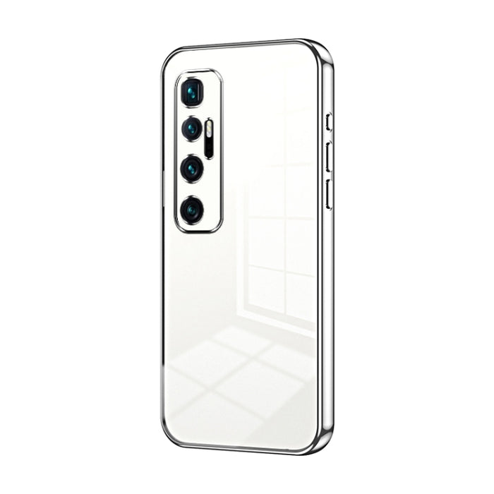 Caja de teléfono con orificio fino y revestimiento transparente, For Xiaomi Mi 10 Ultra, For Xiaomi Mi 10 Pro 5G, For Xiaomi Mi 10 5G, For Xiaomi Mi CC9 Pro / Mi Note 10, For Xiaomi Mi CC9e / Mi A3, For Xiaomi Mi 9