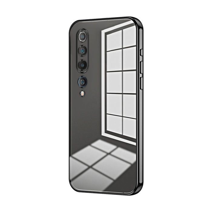 Caja de teléfono con orificio fino y revestimiento transparente, For Xiaomi Mi 10 Ultra, For Xiaomi Mi 10 Pro 5G, For Xiaomi Mi 10 5G, For Xiaomi Mi CC9 Pro / Mi Note 10, For Xiaomi Mi CC9e / Mi A3, For Xiaomi Mi 9