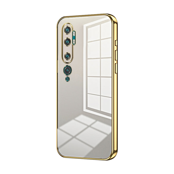 Caja de teléfono con orificio fino y revestimiento transparente, For Xiaomi Mi 10 Ultra, For Xiaomi Mi 10 Pro 5G, For Xiaomi Mi 10 5G, For Xiaomi Mi CC9 Pro / Mi Note 10, For Xiaomi Mi CC9e / Mi A3, For Xiaomi Mi 9