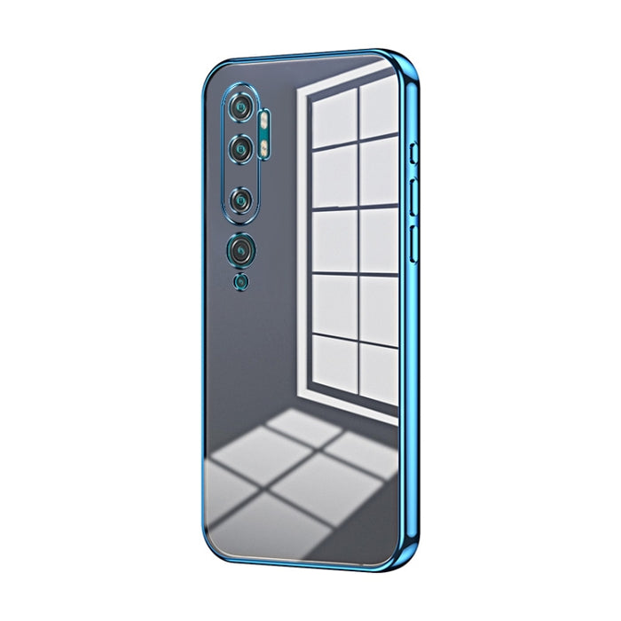 Caja de teléfono con orificio fino y revestimiento transparente, For Xiaomi Mi 10 Ultra, For Xiaomi Mi 10 Pro 5G, For Xiaomi Mi 10 5G, For Xiaomi Mi CC9 Pro / Mi Note 10, For Xiaomi Mi CC9e / Mi A3, For Xiaomi Mi 9