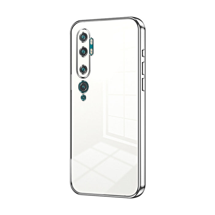 Caja de teléfono con orificio fino y revestimiento transparente, For Xiaomi Mi 10 Ultra, For Xiaomi Mi 10 Pro 5G, For Xiaomi Mi 10 5G, For Xiaomi Mi CC9 Pro / Mi Note 10, For Xiaomi Mi CC9e / Mi A3, For Xiaomi Mi 9