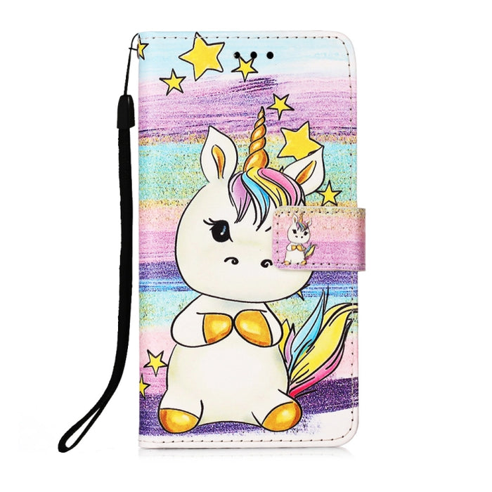 Estuche de cuero de textura plana pintada con cordón y ranura para tarjeta y billetera y soporte, For iPhone 12 mini, For iPhone 12 / 12 Pro, For iPhone 12 Pro Max