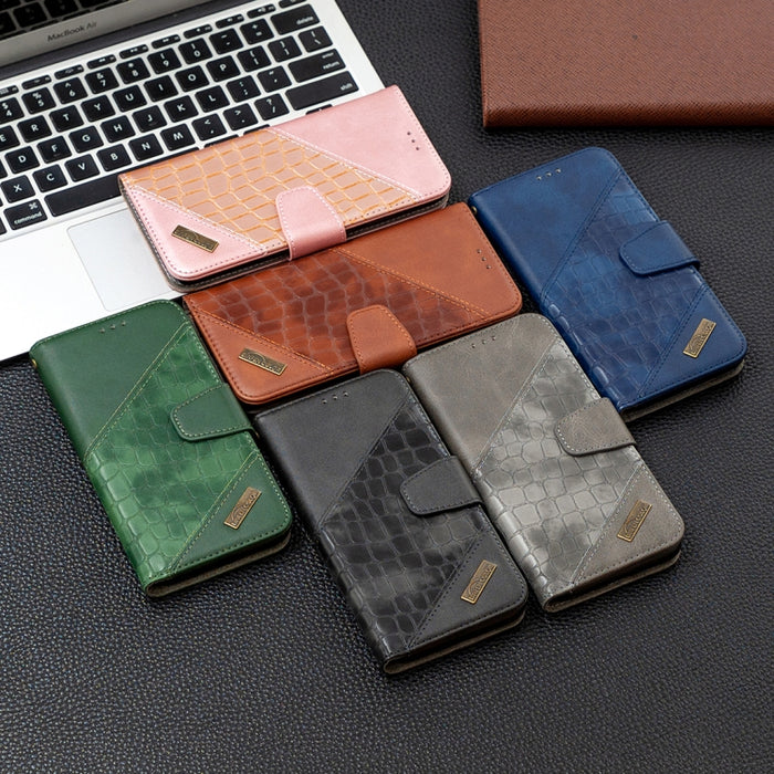 Funda de cuero PU con tapa horizontal y textura de cocodrilo a juego con billetera, soporte y ranuras para tarjetas, For Nokia 2.3, For Xiaomi Redmi 7A, For Xiaomi Redmi 7, For Xiaomi Redmi 8A, For Xiaomi Redmi 8, For Xiaomi Redmi 9                    ...