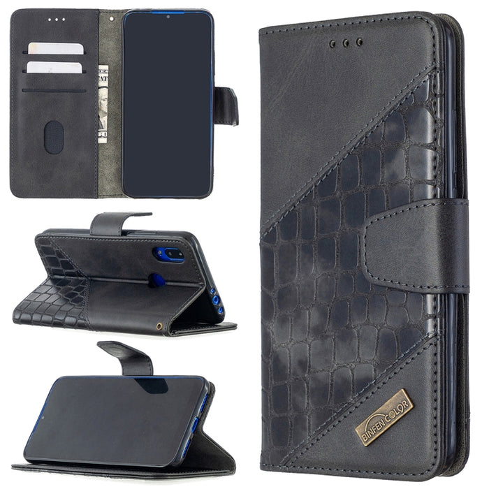 Funda de cuero PU con tapa horizontal y textura de cocodrilo a juego con billetera, soporte y ranuras para tarjetas, For Nokia 2.3, For Xiaomi Redmi 7A, For Xiaomi Redmi 7, For Xiaomi Redmi 8A, For Xiaomi Redmi 8, For Xiaomi Redmi 9                    ...