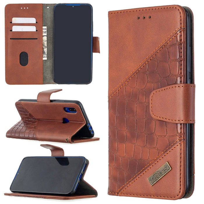 Funda de cuero PU con tapa horizontal y textura de cocodrilo a juego con billetera, soporte y ranuras para tarjetas, For Nokia 2.3, For Xiaomi Redmi 7A, For Xiaomi Redmi 7, For Xiaomi Redmi 8A, For Xiaomi Redmi 8, For Xiaomi Redmi 9                    ...