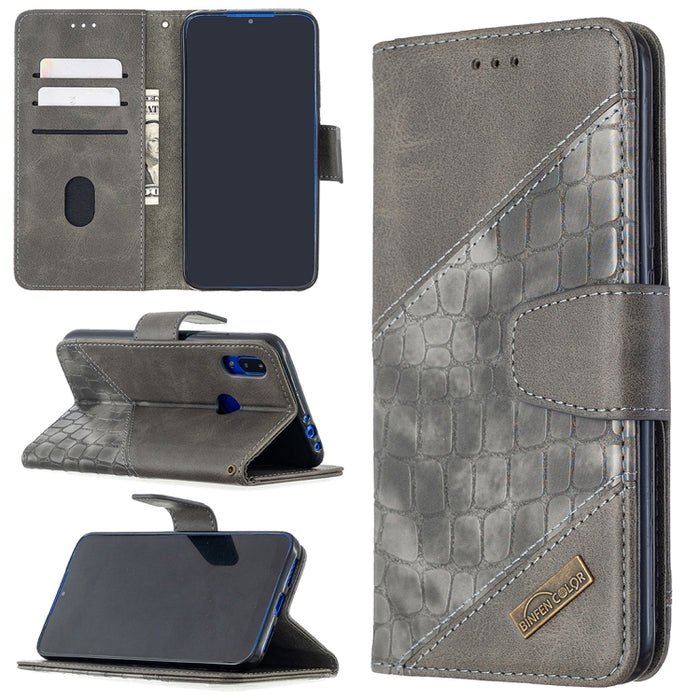 Funda de cuero PU con tapa horizontal y textura de cocodrilo a juego con billetera, soporte y ranuras para tarjetas, For Nokia 2.3, For Xiaomi Redmi 7A, For Xiaomi Redmi 7, For Xiaomi Redmi 8A, For Xiaomi Redmi 8, For Xiaomi Redmi 9                    ...