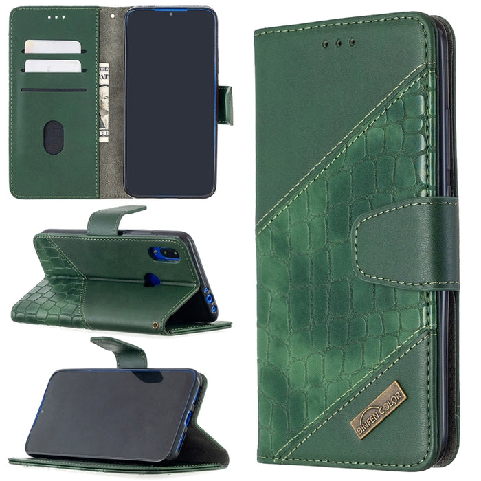 Funda de cuero PU con tapa horizontal y textura de cocodrilo a juego con billetera, soporte y ranuras para tarjetas, For Nokia 2.3, For Xiaomi Redmi 7A, For Xiaomi Redmi 7, For Xiaomi Redmi 8A, For Xiaomi Redmi 8, For Xiaomi Redmi 9                    ...