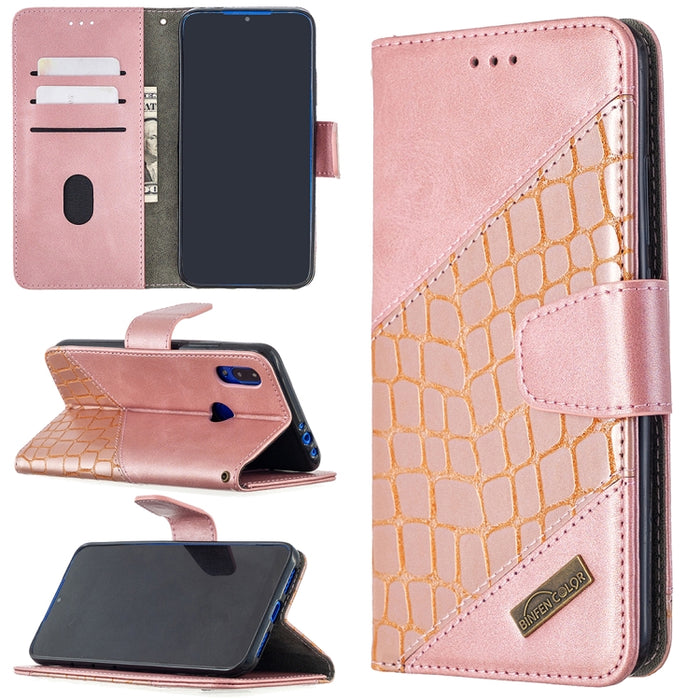 Funda de cuero PU con tapa horizontal y textura de cocodrilo a juego con billetera, soporte y ranuras para tarjetas, For Nokia 2.3, For Xiaomi Redmi 7A, For Xiaomi Redmi 7, For Xiaomi Redmi 8A, For Xiaomi Redmi 8, For Xiaomi Redmi 9                    ...