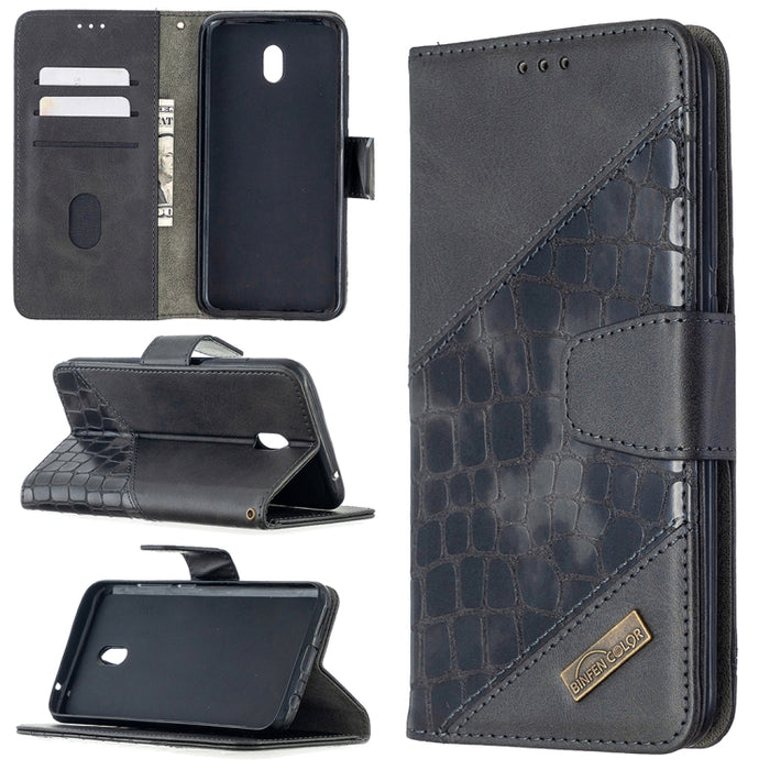 Funda de cuero PU con tapa horizontal y textura de cocodrilo a juego con billetera, soporte y ranuras para tarjetas, For Nokia 2.3, For Xiaomi Redmi 7A, For Xiaomi Redmi 7, For Xiaomi Redmi 8A, For Xiaomi Redmi 8, For Xiaomi Redmi 9                    ...