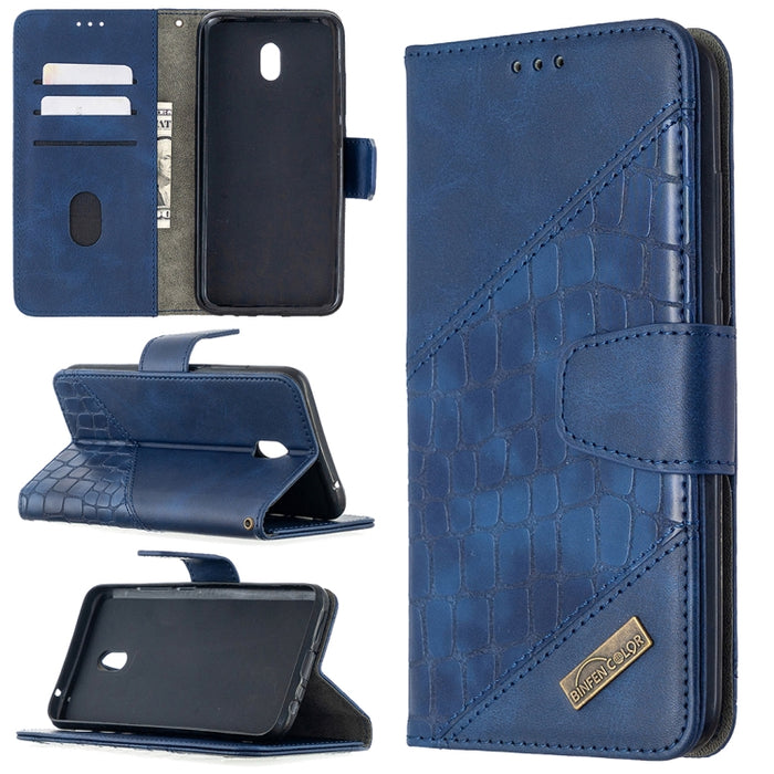 Funda de cuero PU con tapa horizontal y textura de cocodrilo a juego con billetera, soporte y ranuras para tarjetas, For Nokia 2.3, For Xiaomi Redmi 7A, For Xiaomi Redmi 7, For Xiaomi Redmi 8A, For Xiaomi Redmi 8, For Xiaomi Redmi 9                    ...