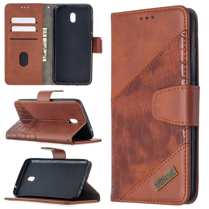 Funda de cuero PU con tapa horizontal y textura de cocodrilo a juego con billetera, soporte y ranuras para tarjetas, For Nokia 2.3, For Xiaomi Redmi 7A, For Xiaomi Redmi 7, For Xiaomi Redmi 8A, For Xiaomi Redmi 8, For Xiaomi Redmi 9                    ...