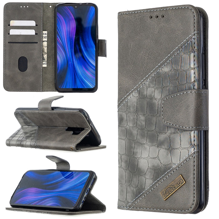 Funda de cuero PU con tapa horizontal y textura de cocodrilo a juego con billetera, soporte y ranuras para tarjetas, For Nokia 2.3, For Xiaomi Redmi 7A, For Xiaomi Redmi 7, For Xiaomi Redmi 8A, For Xiaomi Redmi 8, For Xiaomi Redmi 9                    ...