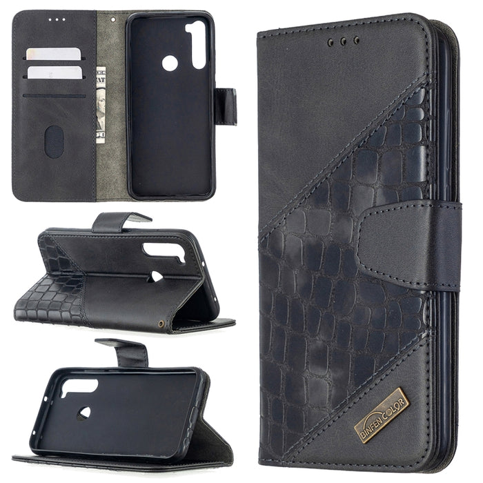 Funda de cuero PU con tapa horizontal y textura de cocodrilo a juego con billetera, soporte y ranuras para tarjetas, For Nokia 2.3, For Xiaomi Redmi 7A, For Xiaomi Redmi 7, For Xiaomi Redmi 8A, For Xiaomi Redmi 8, For Xiaomi Redmi 9                    ...