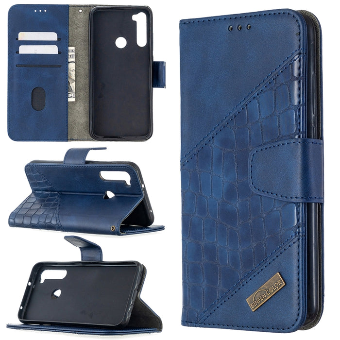 Funda de cuero PU con tapa horizontal y textura de cocodrilo a juego con billetera, soporte y ranuras para tarjetas, For Nokia 2.3, For Xiaomi Redmi 7A, For Xiaomi Redmi 7, For Xiaomi Redmi 8A, For Xiaomi Redmi 8, For Xiaomi Redmi 9                    ...