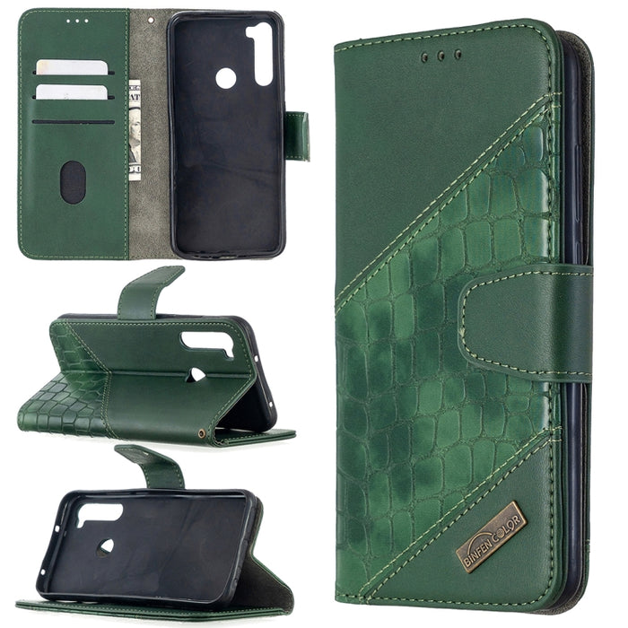 Funda de cuero PU con tapa horizontal y textura de cocodrilo a juego con billetera, soporte y ranuras para tarjetas, For Nokia 2.3, For Xiaomi Redmi 7A, For Xiaomi Redmi 7, For Xiaomi Redmi 8A, For Xiaomi Redmi 8, For Xiaomi Redmi 9                    ...