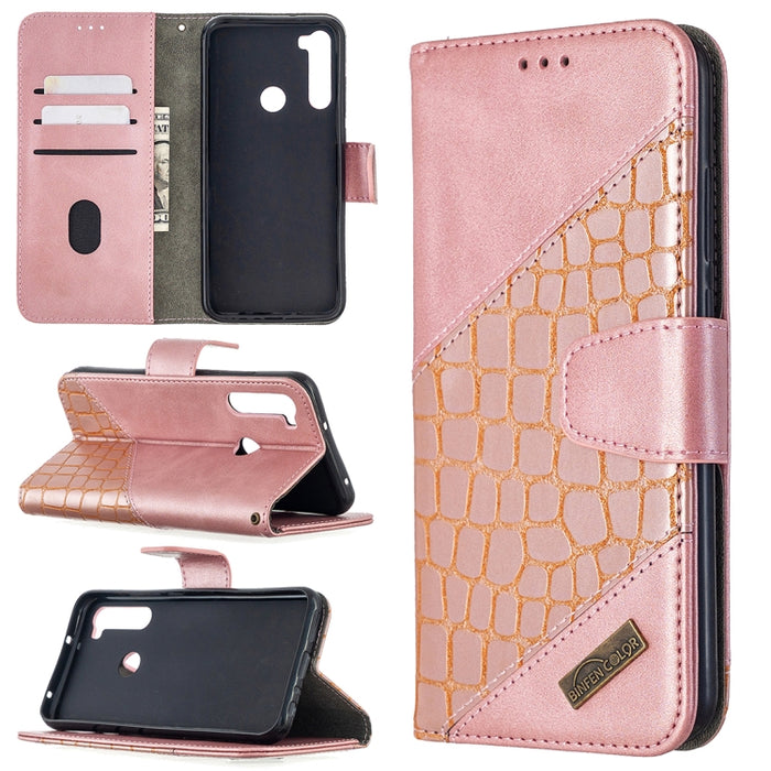 Funda de cuero PU con tapa horizontal y textura de cocodrilo a juego con billetera, soporte y ranuras para tarjetas, For Nokia 2.3, For Xiaomi Redmi 7A, For Xiaomi Redmi 7, For Xiaomi Redmi 8A, For Xiaomi Redmi 8, For Xiaomi Redmi 9                    ...
